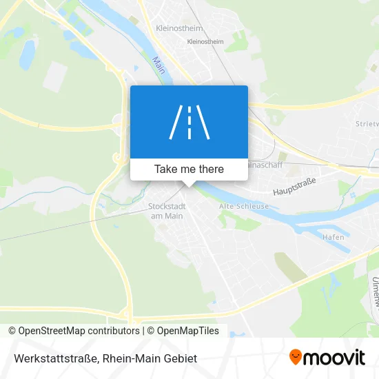 Карта Werkstattstraße