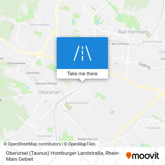 Oberursel (Taunus) Homburger Landstraße map