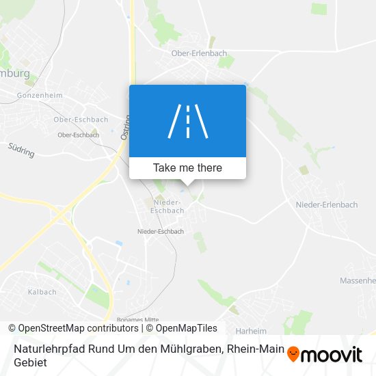 Naturlehrpfad Rund Um den Mühlgraben map