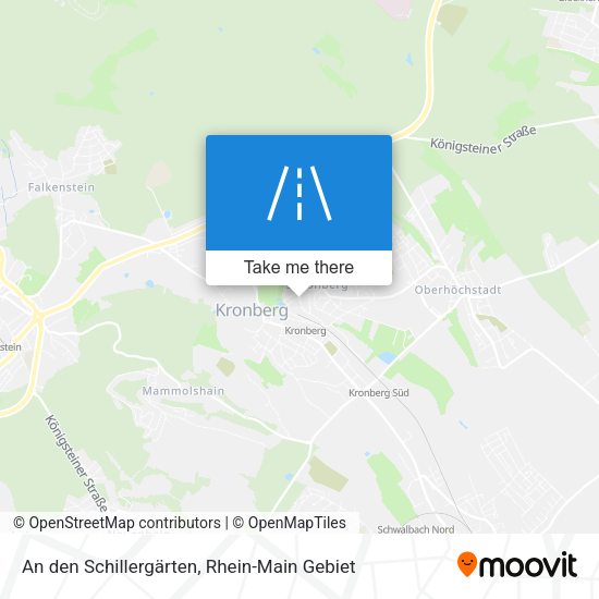 An den Schillergärten map