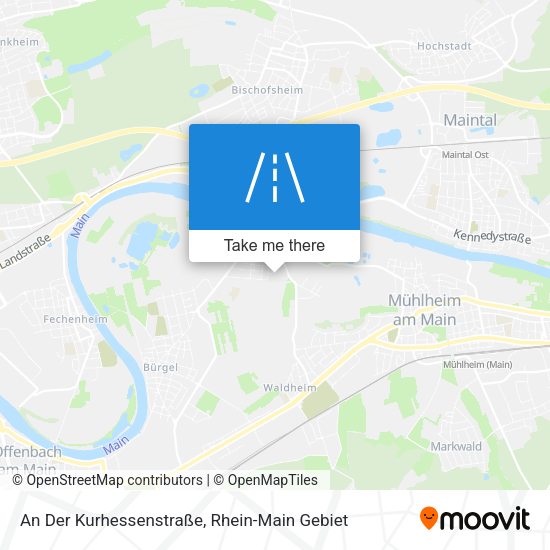 An Der Kurhessenstraße map