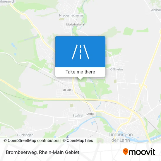 Brombeerweg map