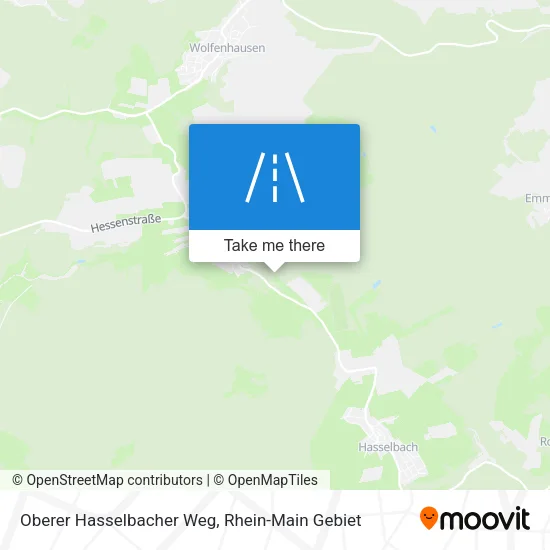Карта Oberer Hasselbacher Weg