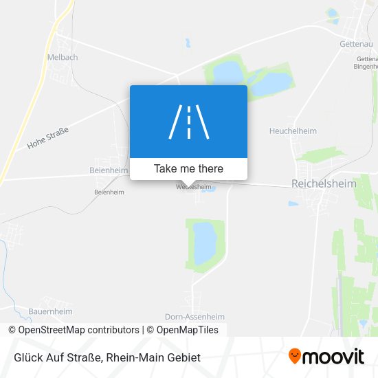 Glück Auf Straße map
