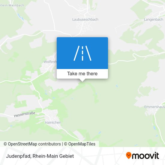 Карта Judenpfad