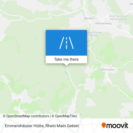 Emmershäuser Hütte map