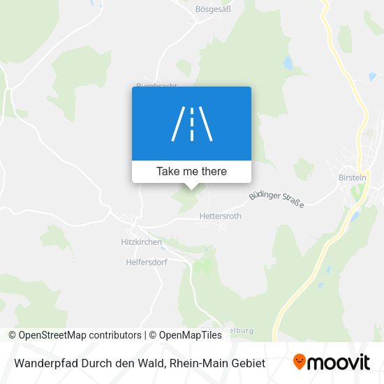 Карта Wanderpfad Durch den Wald