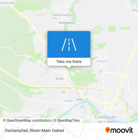 Карта Dahlienpfad