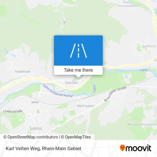 Карта Karl Velten Weg