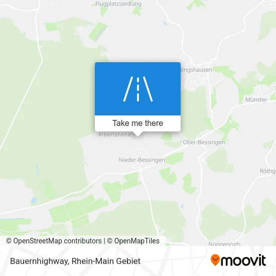 Карта Bauernhighway