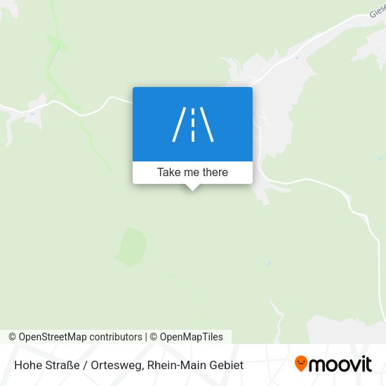 Hohe Straße / Ortesweg map
