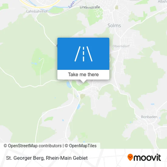 St. Georger Berg map