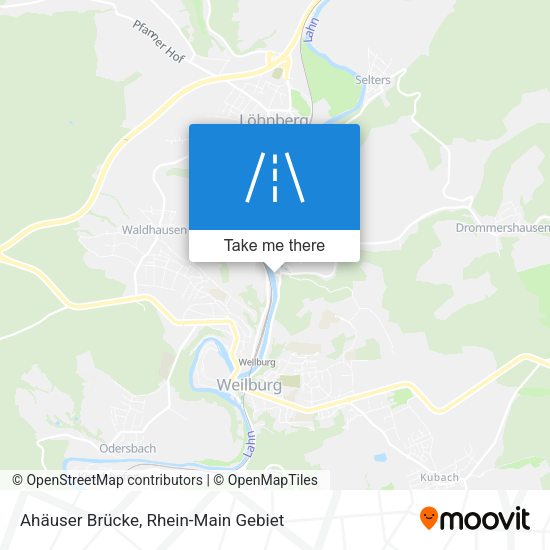 Ahäuser Brücke map