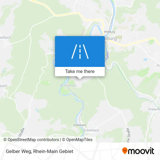 Карта Gelber Weg