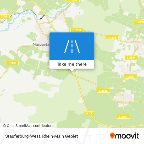 Stauferburg-West map