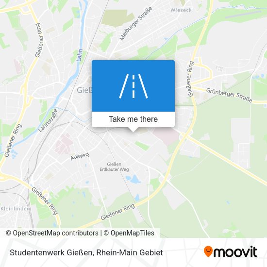 Studentenwerk Gießen map