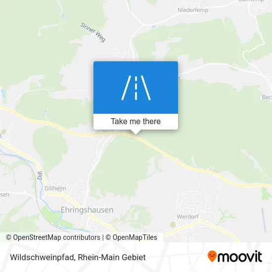 Карта Wildschweinpfad