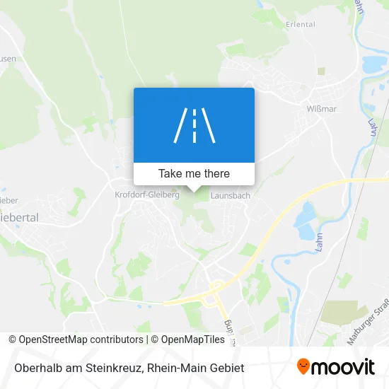 Карта Oberhalb am Steinkreuz