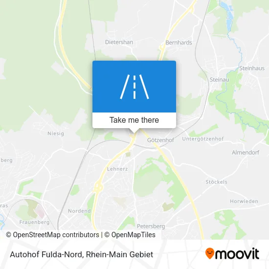 Карта Autohof Fulda-Nord