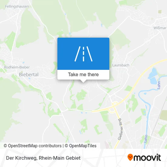 Der Kirchweg map