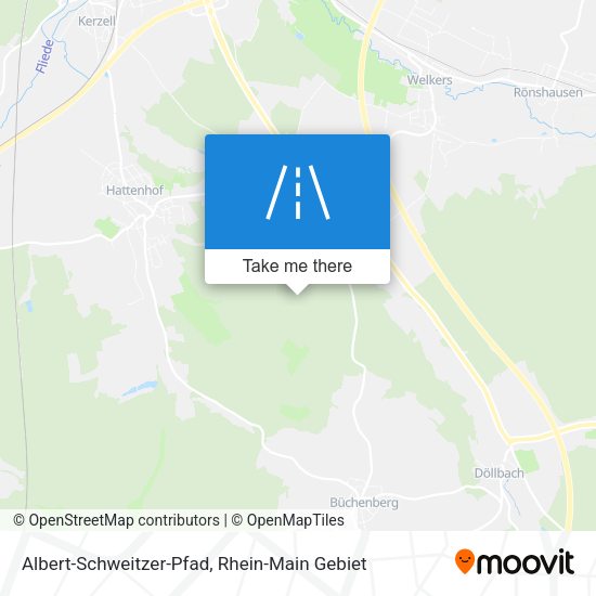 Albert-Schweitzer-Pfad map