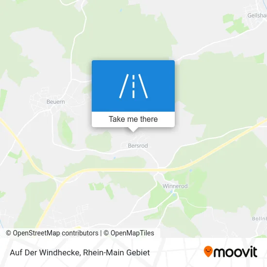 Карта Auf Der Windhecke