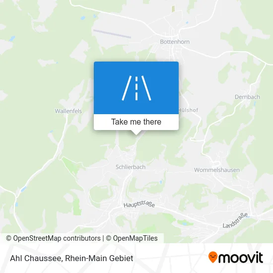 Карта Ahl Chaussee