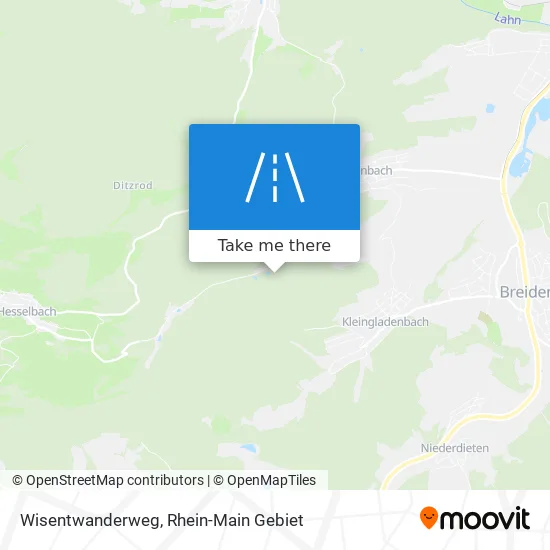 Карта Wisentwanderweg