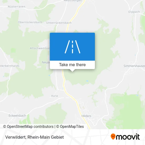 Карта Verwildert