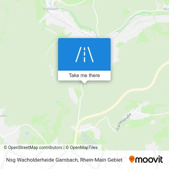 Карта Nsg Wacholderheide Gambach