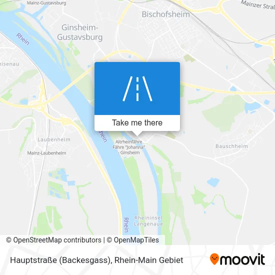Карта Hauptstraße (Backesgass)