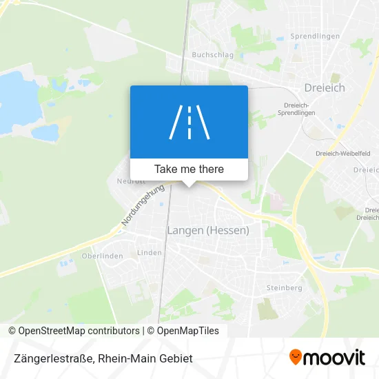 Карта Zängerlestraße