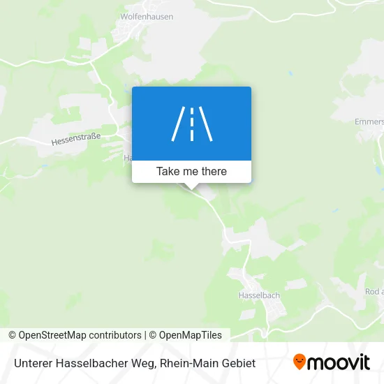 Карта Unterer Hasselbacher Weg