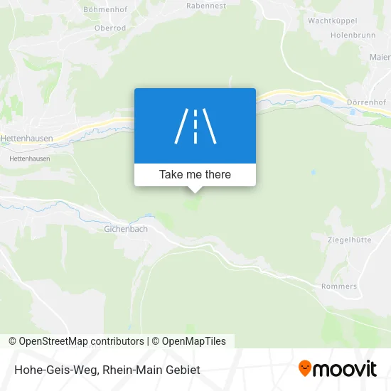 Карта Hohe-Geis-Weg