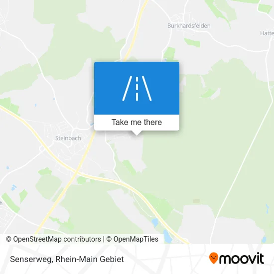 Карта Senserweg