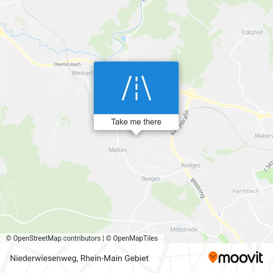 Карта Niederwiesenweg