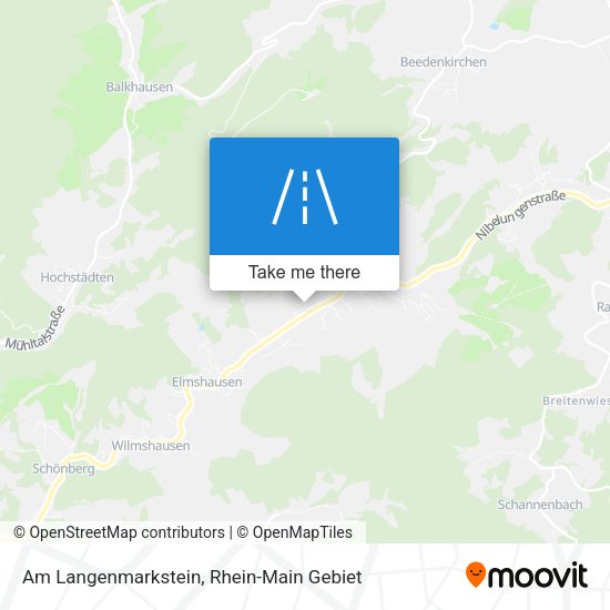 Am Langenmarkstein map