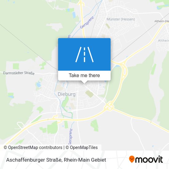 Aschaffenburger Straße map