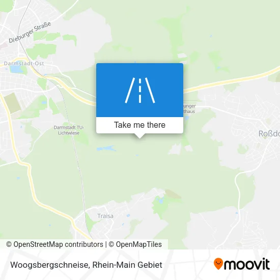 Карта Woogsbergschneise