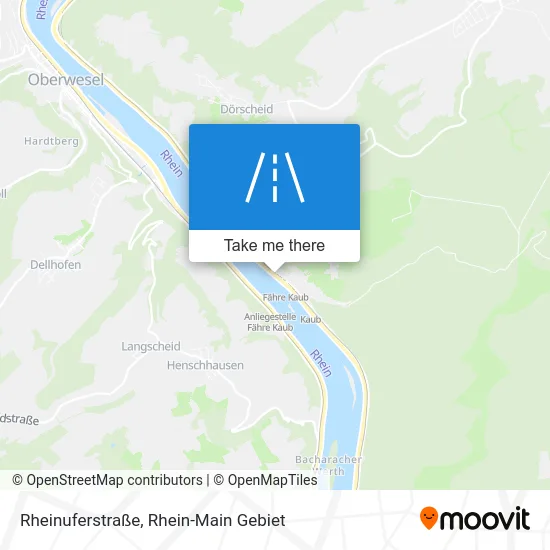 Rheinuferstraße map
