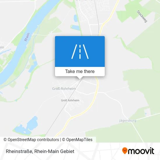 Rheinstraße map