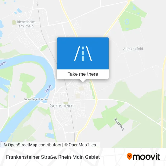 Карта Frankensteiner Straße