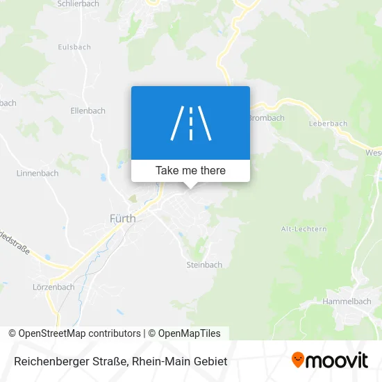 Карта Reichenberger Straße
