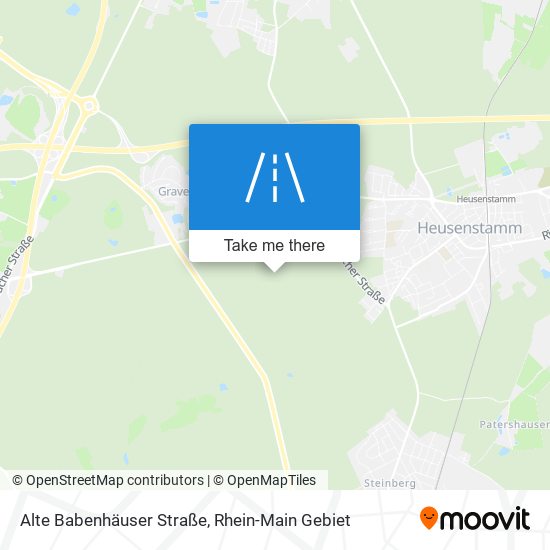 Alte Babenhäuser Straße map