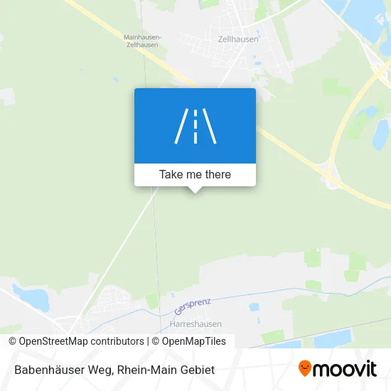 Карта Babenhäuser Weg