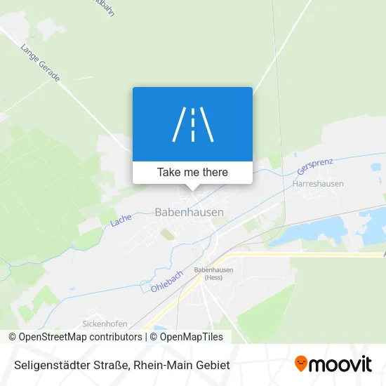 Карта Seligenstädter Straße