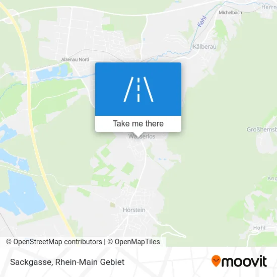 Карта Sackgasse