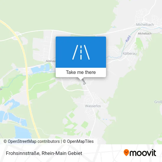 Карта Frohsinnstraße