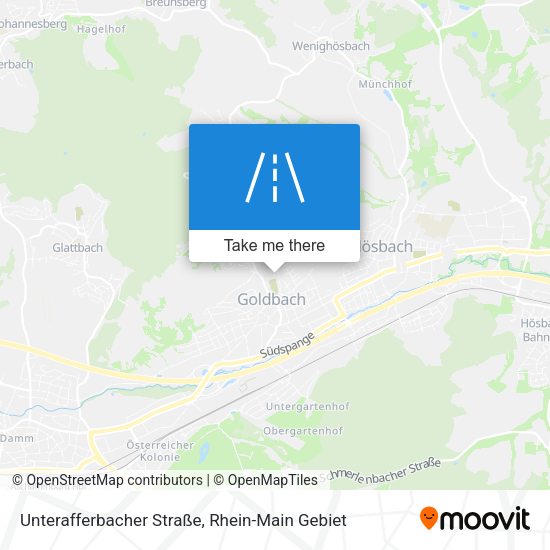 Unterafferbacher Straße map