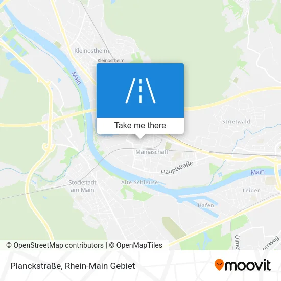 Карта Planckstraße
